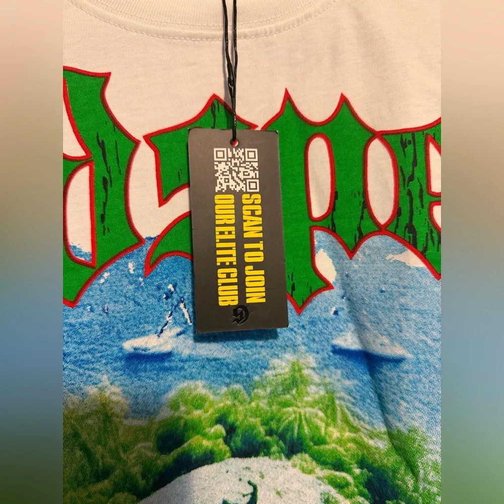 Godspeed White and Blue Graphic Men's Tee - Picture 6 of 7